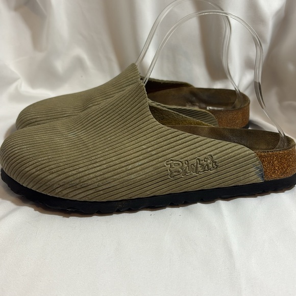 Ribbed tan light brown mule Birkenstock birkis size 38 (7) - Picture 2 of 4